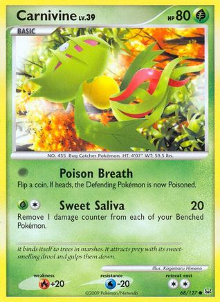 Carnivine (68) Reverse Holofoil - Platinum