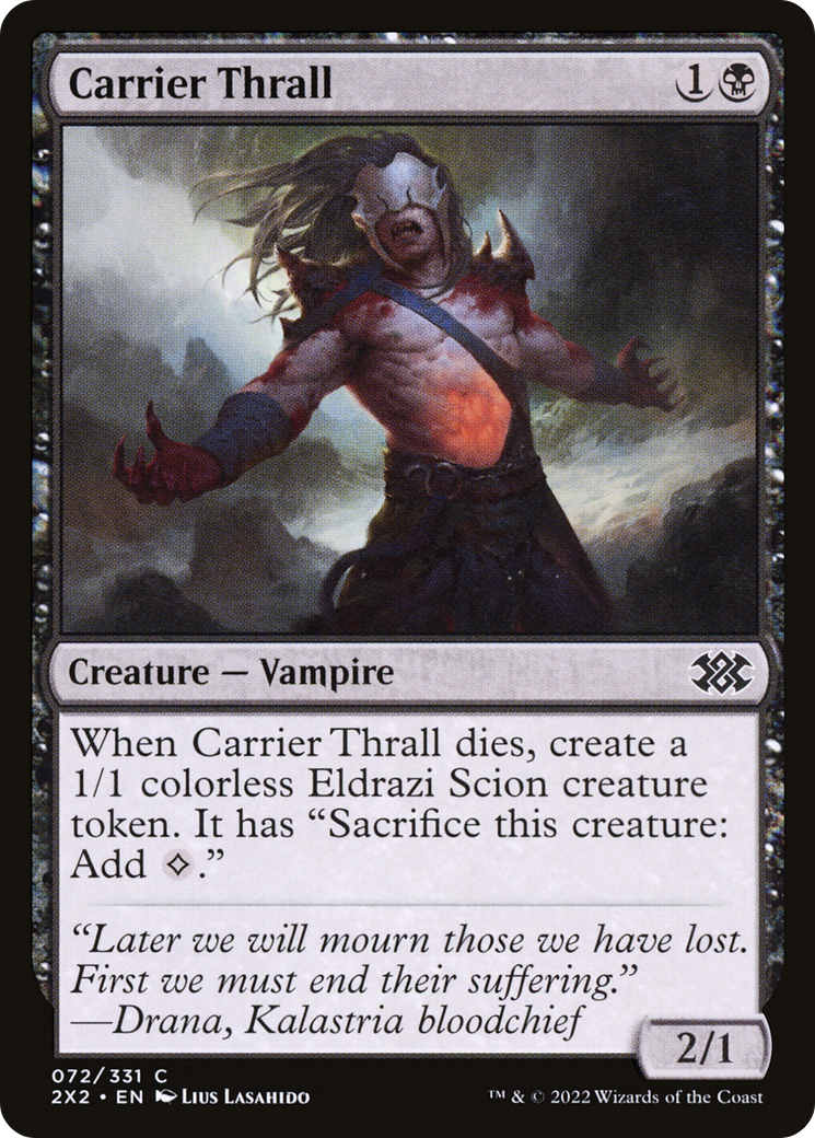 Carrier Thrall (072) Foil - Double Masters 2022