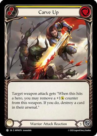 Carve Up (Yellow) (MPW079) - Mastery Pack Warrior
