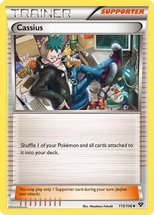 Cassius (115) Reverse Holofoil - XY Base Set