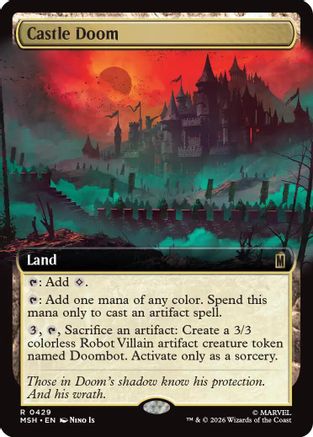 Castle Doom (Extended Art) (429) Foil - Marvel Super Heroes
