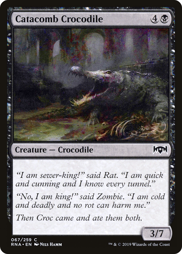 Catacomb Crocodile (067) Foil - Ravnica Allegiance