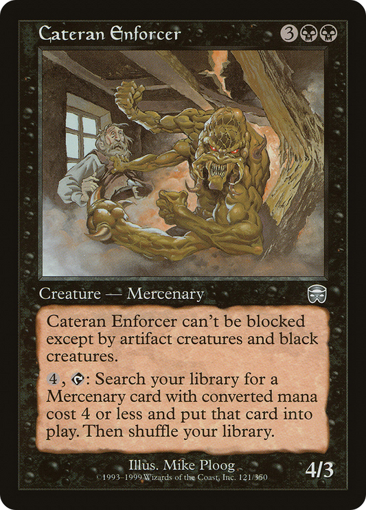 Cateran Enforcer (121) Foil - Mercadian Masques