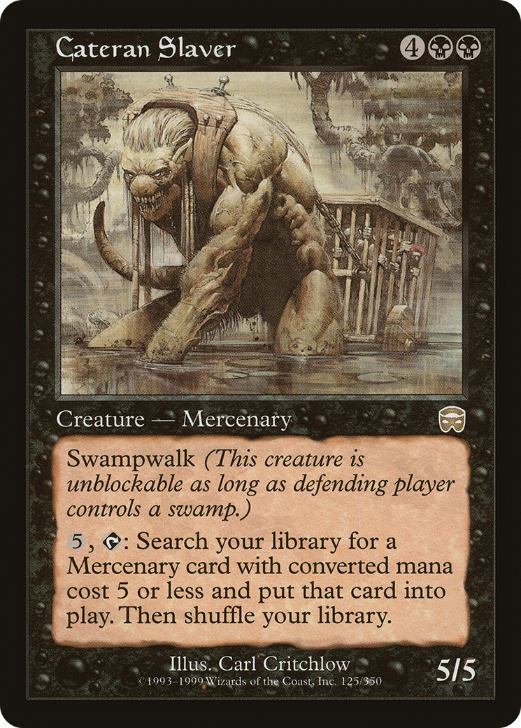 Cateran Slaver (125) Foil - Mercadian Masques
