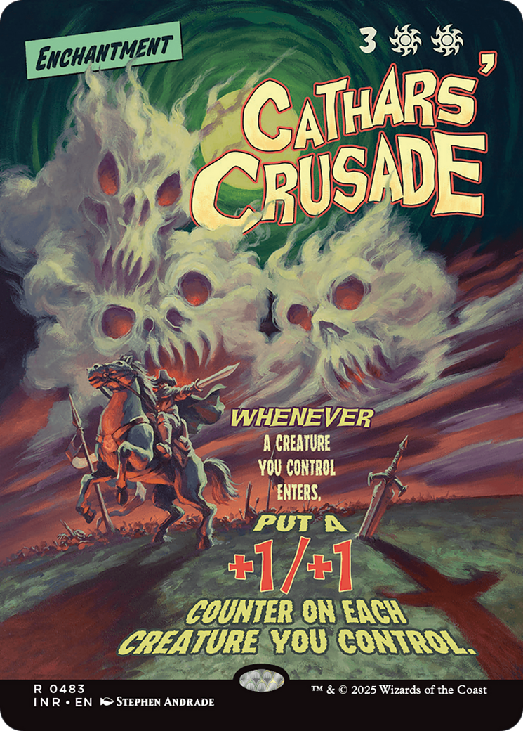 Cathars' Crusade (Movie Poster) (483) Foil - Innistrad Remastered