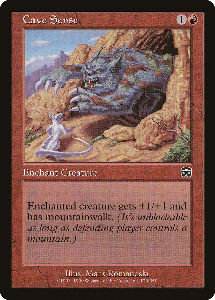 Cave Sense (179) Foil - Mercadian Masques