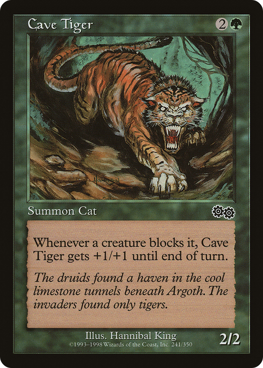 Cave Tiger (241) - Urza's Saga