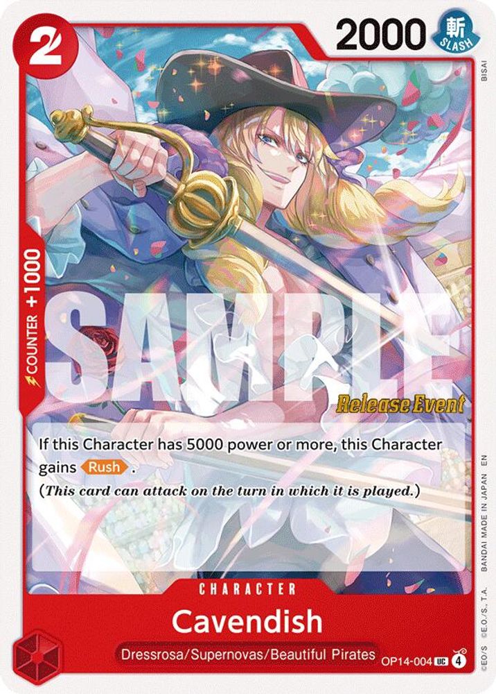 Cavendish (OP14-004) Release Event Cards