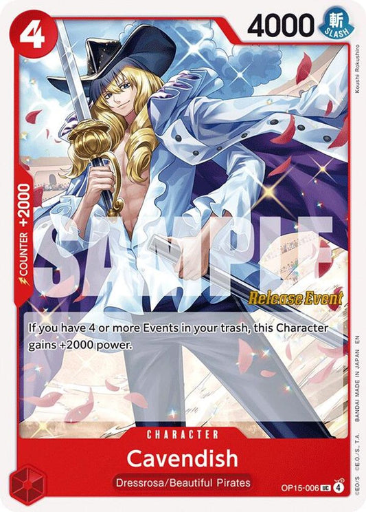 Cavendish (OP15-006) Release Event Cards