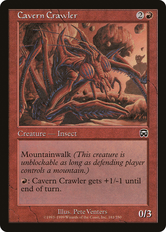 Cavern Crawler (181) Foil - Mercadian Masques
