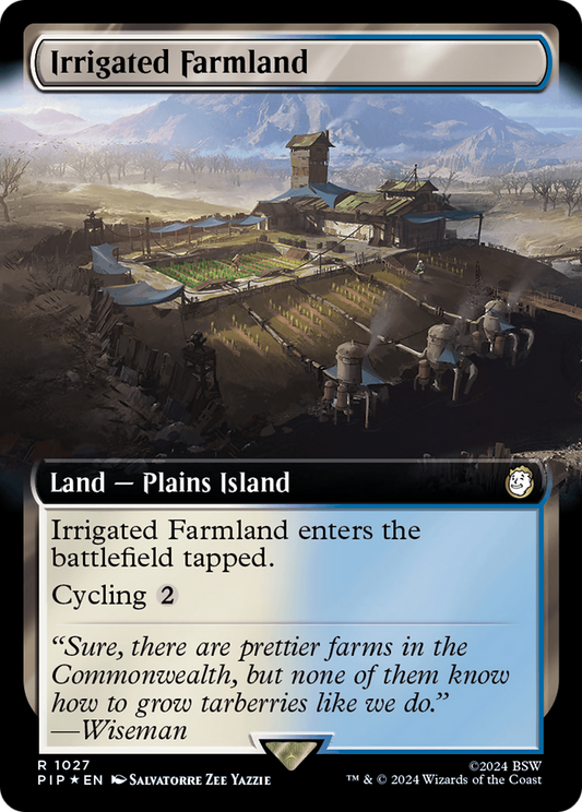 Irrigated Farmland: (Extended Art) Foil (1027)