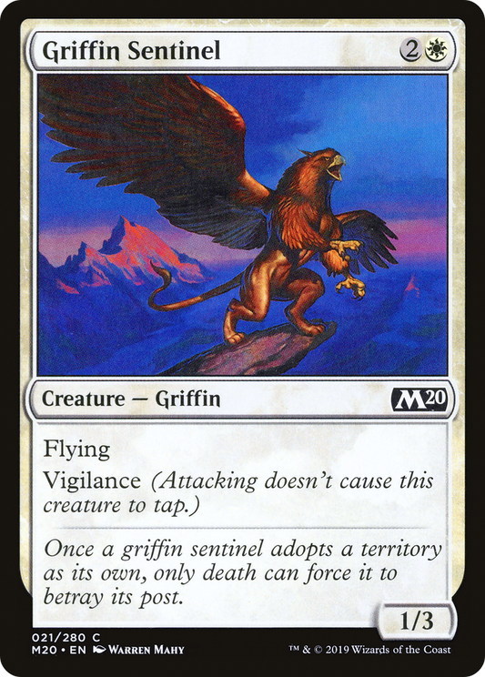 Griffin Sentinel [Core Set 2020] Foil