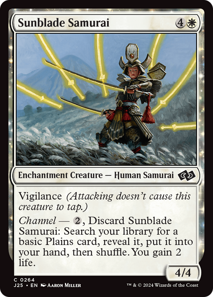 Sunblade Samurai [Foundations Jumpstart] | Silver Goblin