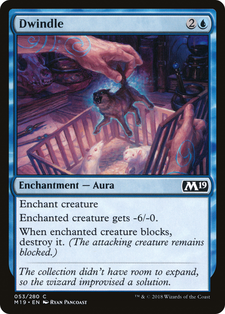 Dwindle [Core Set 2019] Foil