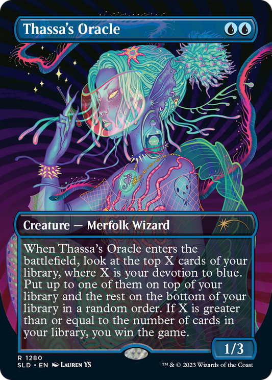 Thassa's Oracle (Borderless) [Secret Lair Drop Series] Foil