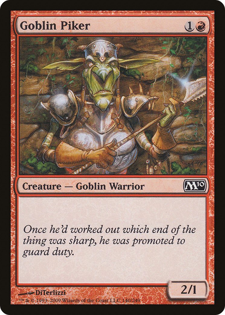Goblin Piker [Magic 2010] Foil