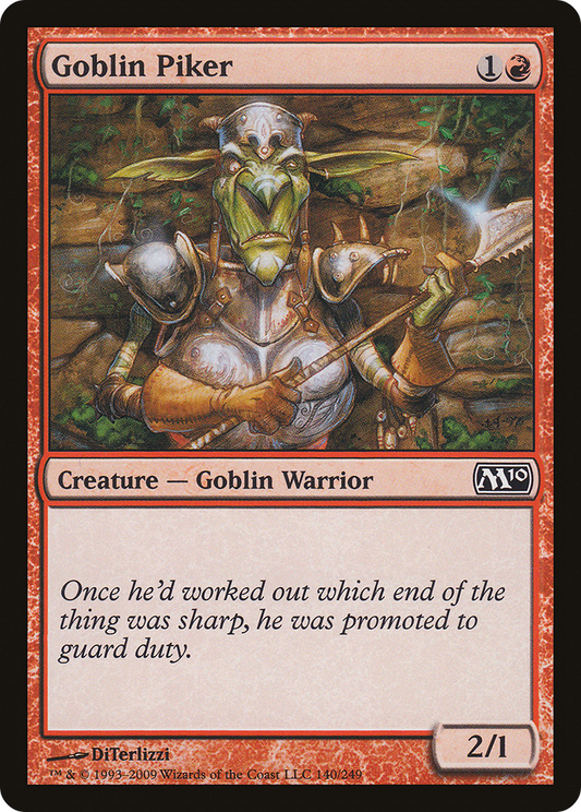 Goblin Piker [Magic 2010] Foil