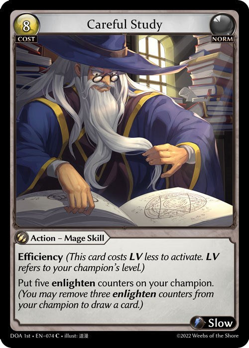 Careful Study (074) [Dawn of Ashes: 1st Edition] Foil