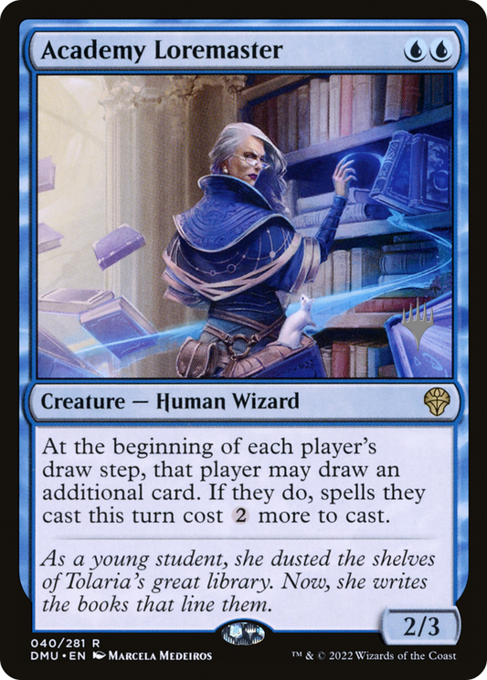 Academy Loremaster (Promo Pack) [Dominaria United Promos] Foil