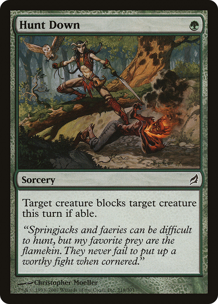 Hunt Down [Lorwyn] Foil