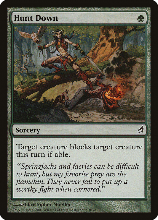 Hunt Down [Lorwyn] Foil