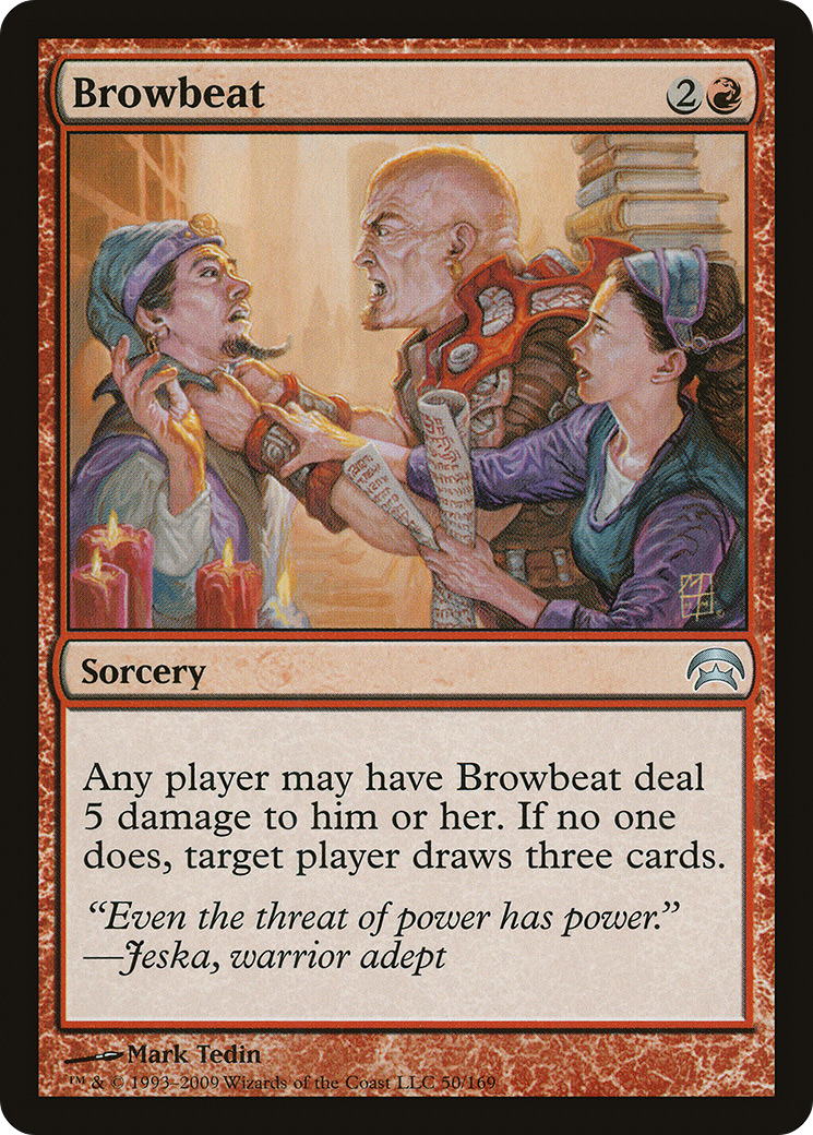 Browbeat [Planechase] | Silver Goblin