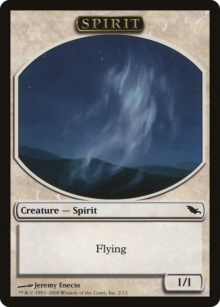 Spirit Token [Shadowmoor Tokens] | Silver Goblin