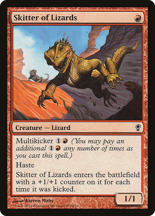 Skitter of Lizards [Conspiracy] Foil