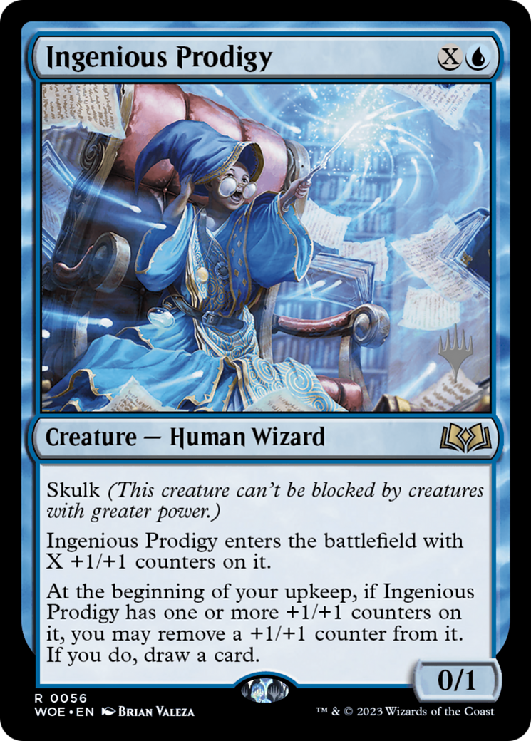 Ingenious Prodigy (Promo Pack) [Wilds of Eldraine Promos] Foil