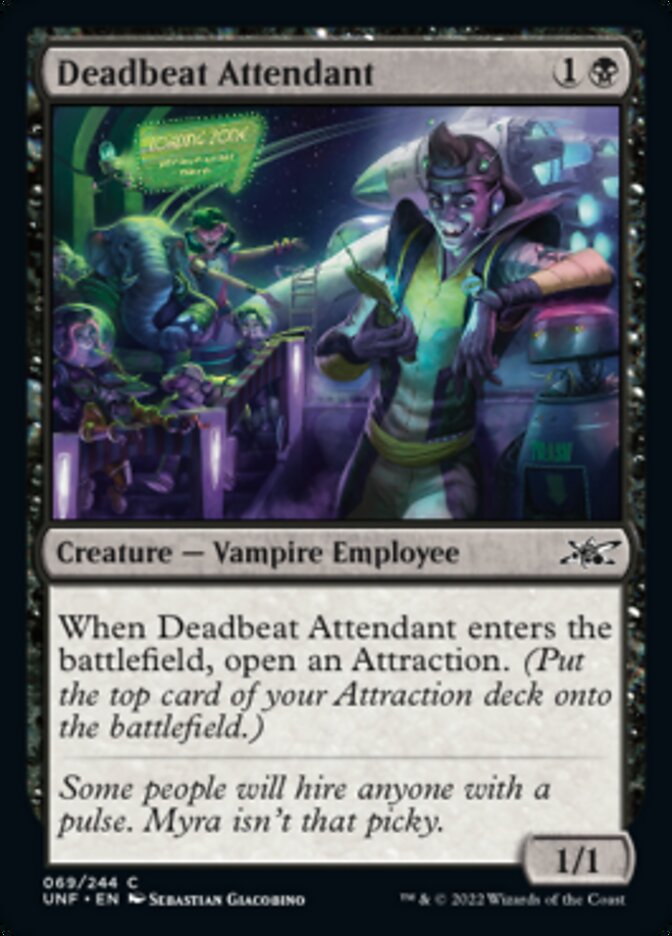 Deadbeat Attendant [Unfinity] | Silver Goblin