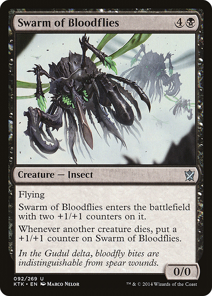 Swarm of Bloodflies [Khans of Tarkir] Foil