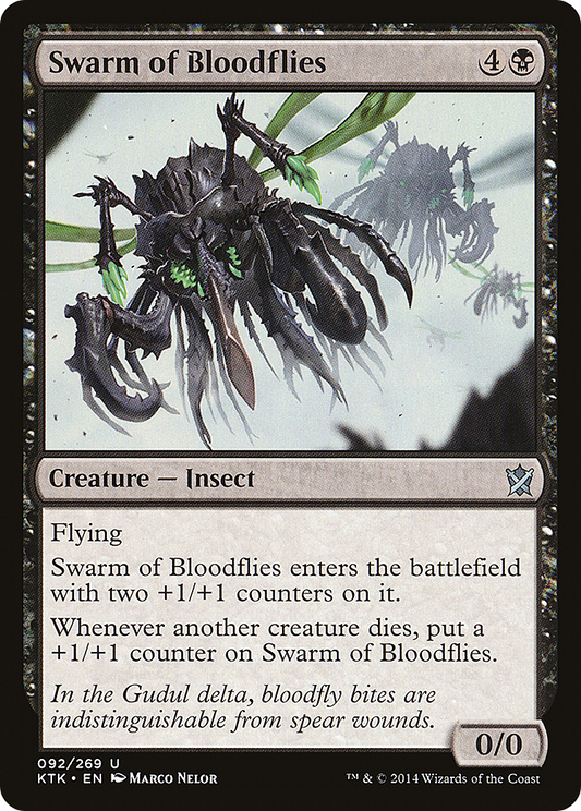 Swarm of Bloodflies [Khans of Tarkir] Foil