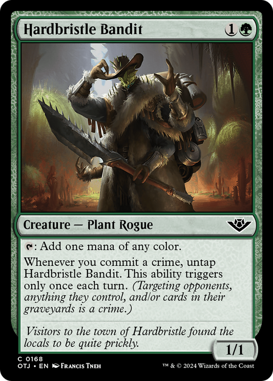 Hardbristle Bandit [Outlaws of Thunder Junction] Foil