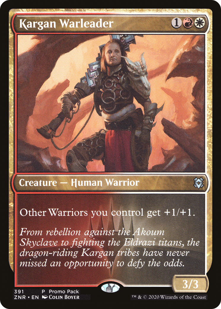 Kargan Warleader (391) Foil - Zendikar Rising