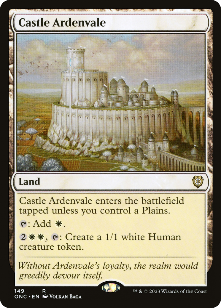 Castle Ardenvale [Phyrexia: All Will Be One Commander] | Silver Goblin