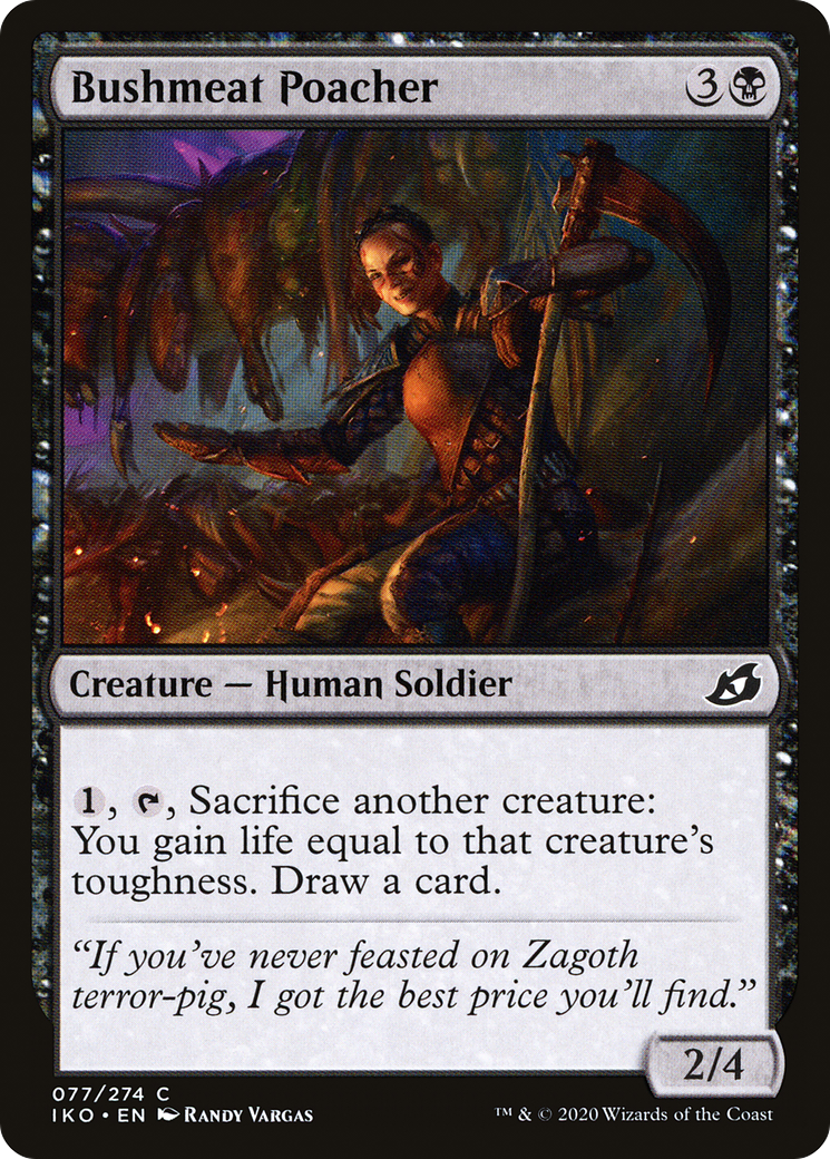 Bushmeat Poacher [Ikoria: Lair of Behemoths] Foil