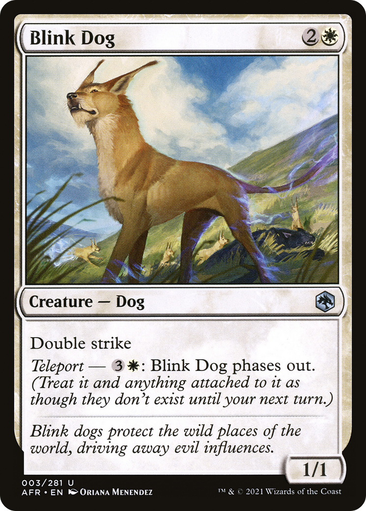 Blink Dog [Dungeons & Dragons: Adventures in the Forgotten Realms] Foil