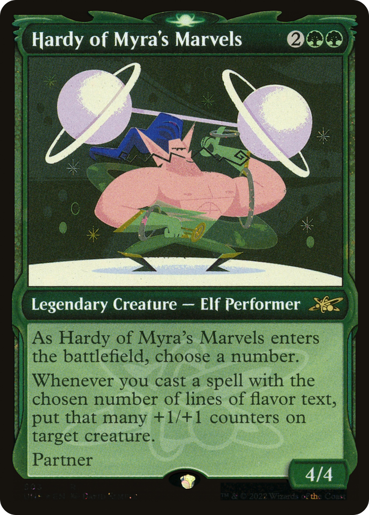 Hardy of Myra's Marvels (Showcase) (Galaxy Foil) [Unfinity]