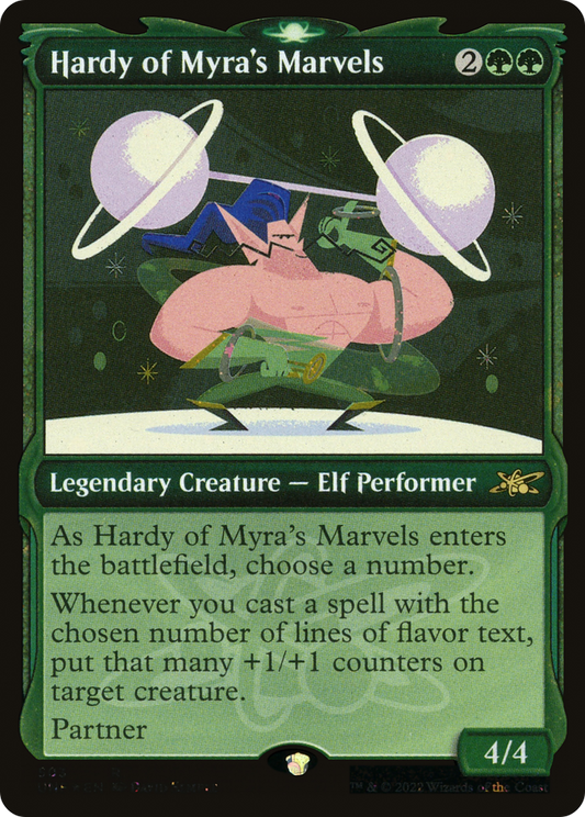 Hardy of Myra's Marvels (Showcase) (Galaxy Foil) [Unfinity]