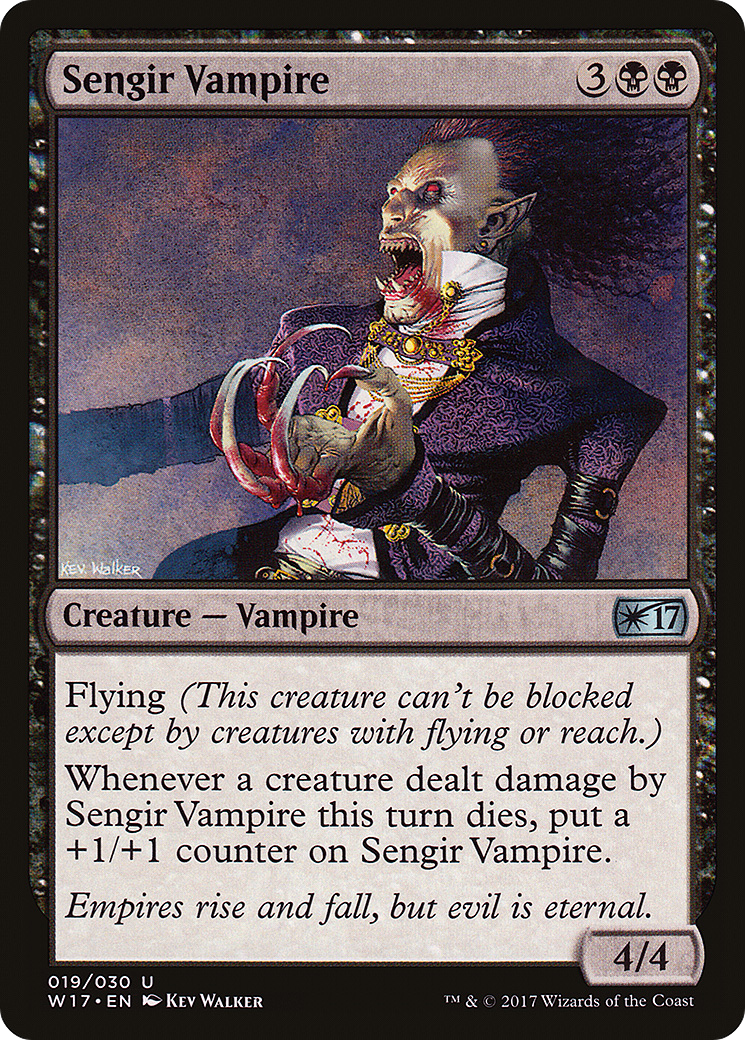 Sengir Vampire [Welcome Deck 2017] | Silver Goblin