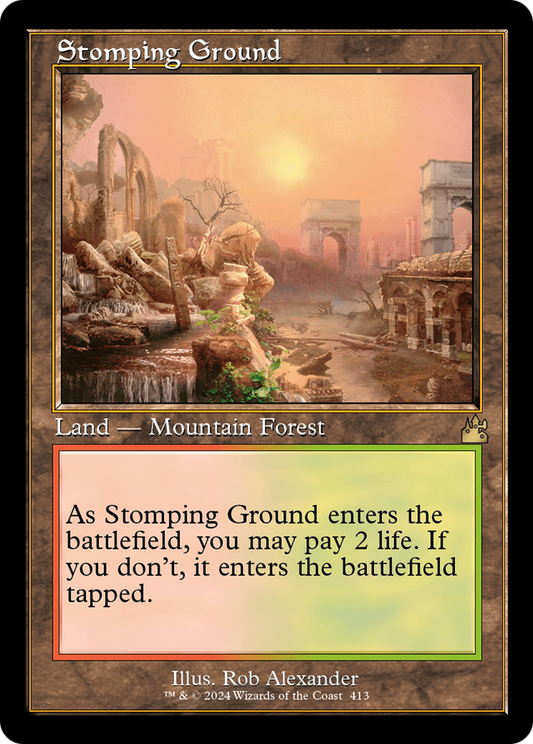 Stomping Ground (Retro) [Ravnica Remastered] Foil