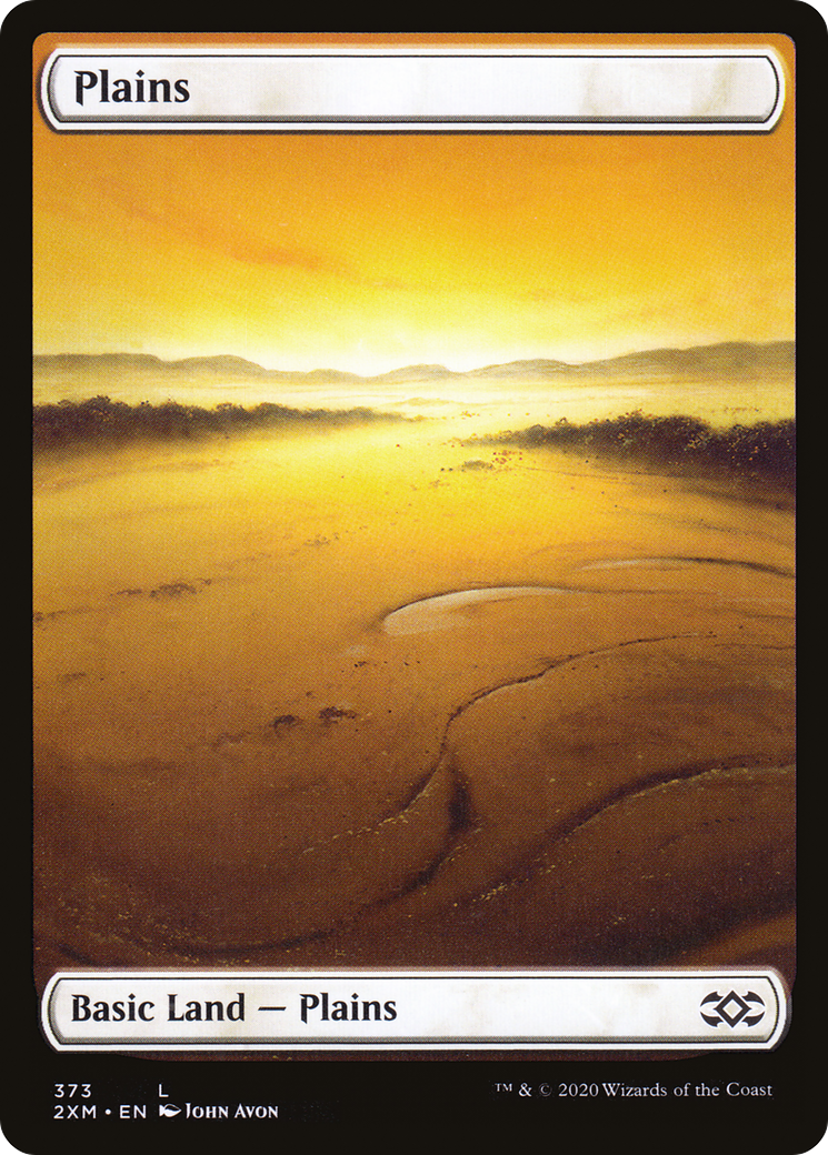 Plains (373) [Double Masters] Foil