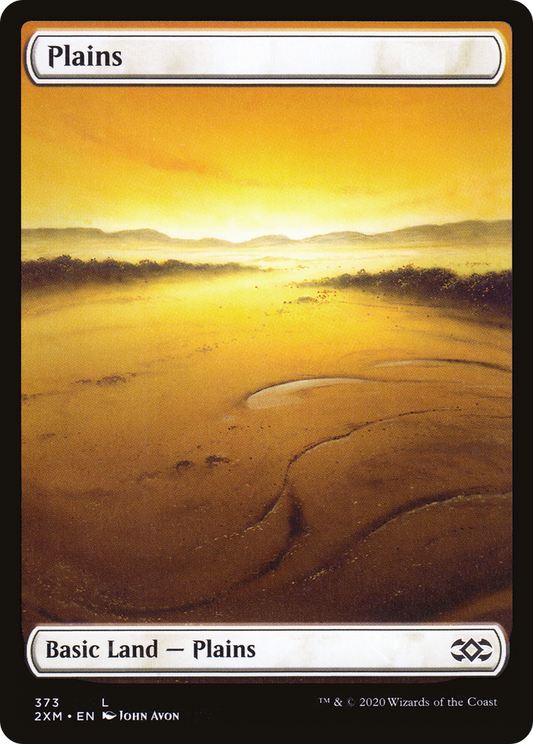 Plains (373) [Double Masters] Foil