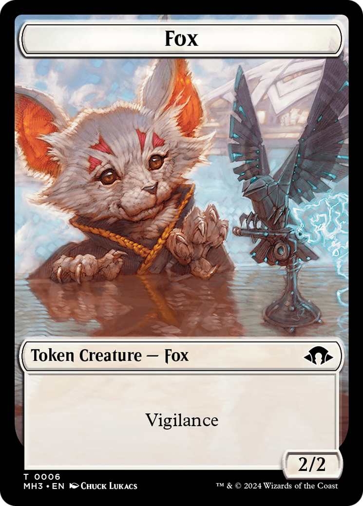 Fox Token [Modern Horizons 3 Tokens] | Silver Goblin