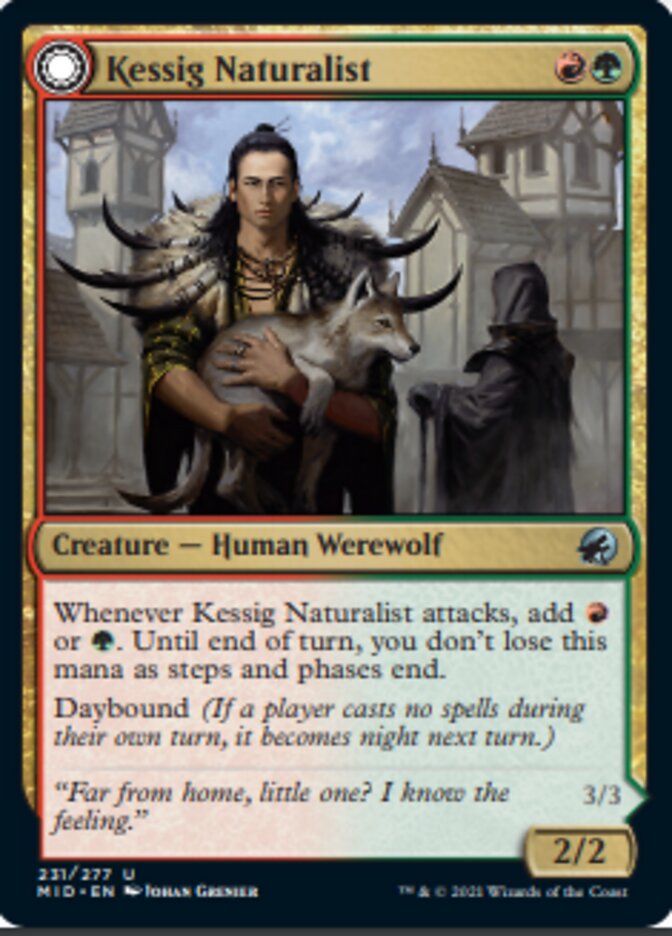 Kessig Naturalist // Lord of the Ulvenwald [Innistrad: Midnight Hunt] Foil
