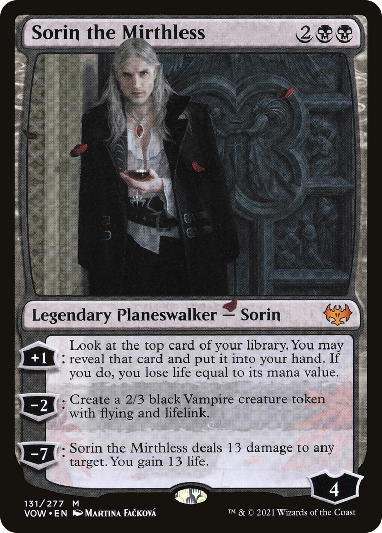 Sorin the Mirthless [Innistrad: Crimson Vow] Foil
