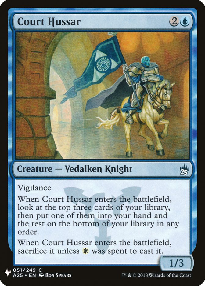 Court Hussar [Mystery Booster] | Silver Goblin