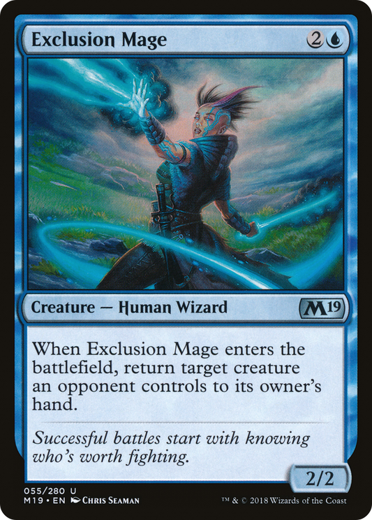 Exclusion Mage [Core Set 2019] Foil