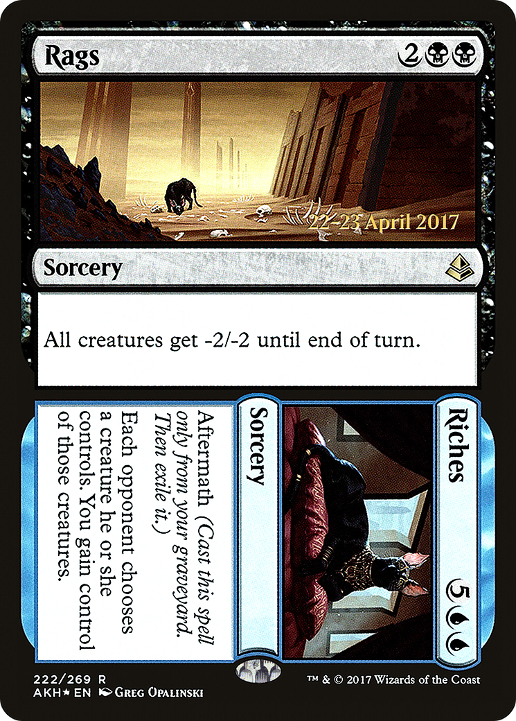 Rags // Riches [Amonkhet Prerelease Promos] | Silver Goblin