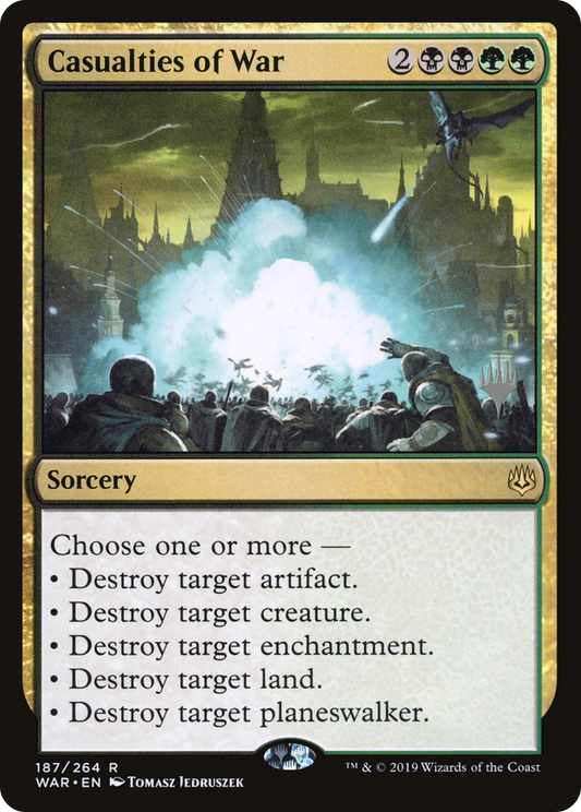 Casualties of War (Promo Pack) [War of the Spark Promos] Foil